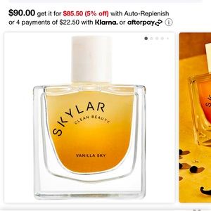 Brand New Skylar Vanilla Sky Perfume Full Size